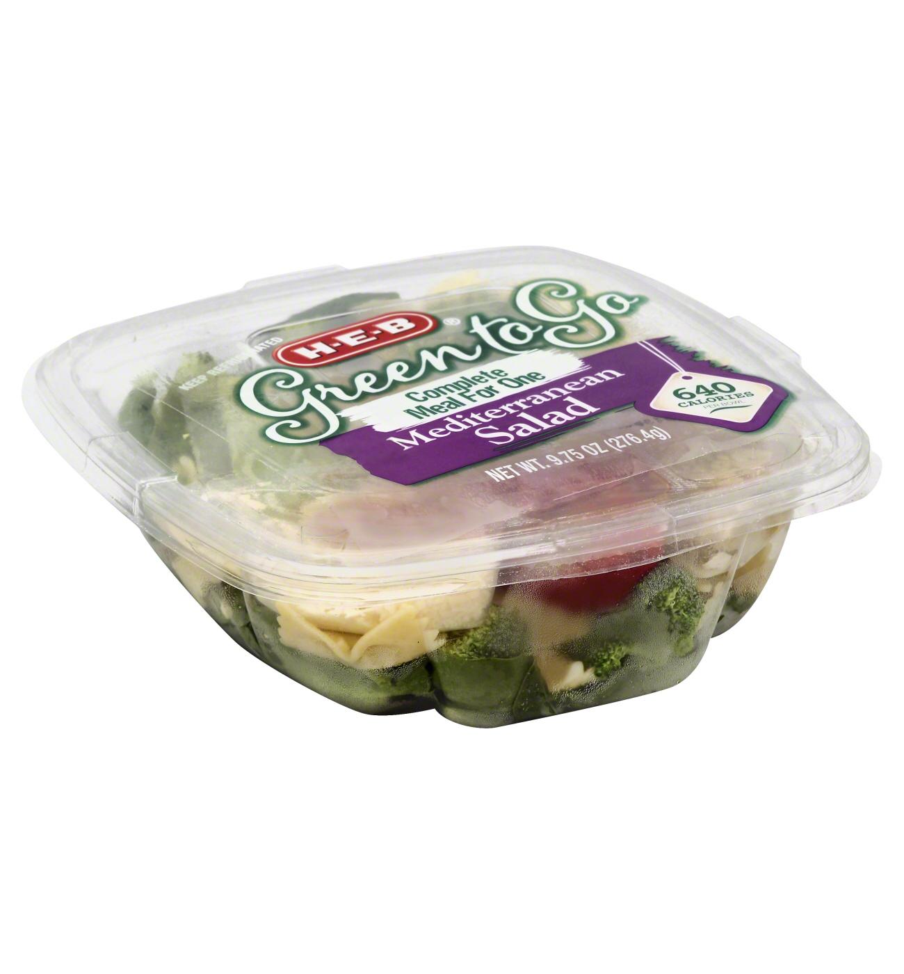 H-E-B Shake, Rattle & Bowl Mediterranean Salad; image 1 of 2