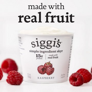 Siggi's Non-Fat Strained Icelandic Style Skyr Yogurt - Raspberry