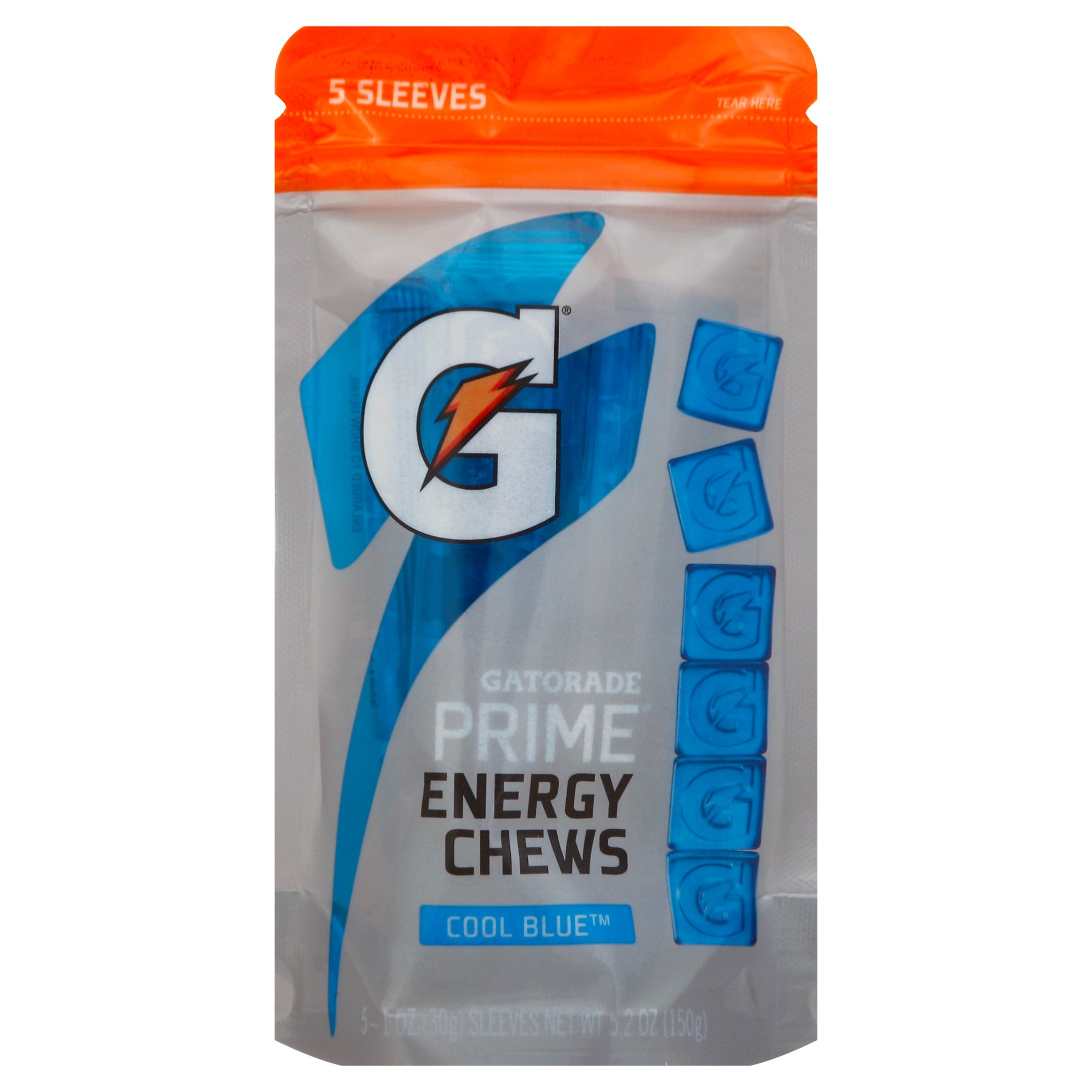 Gatorade G Series 01 Prime Cool Blue Energy Chew 6 PK Shop Sports