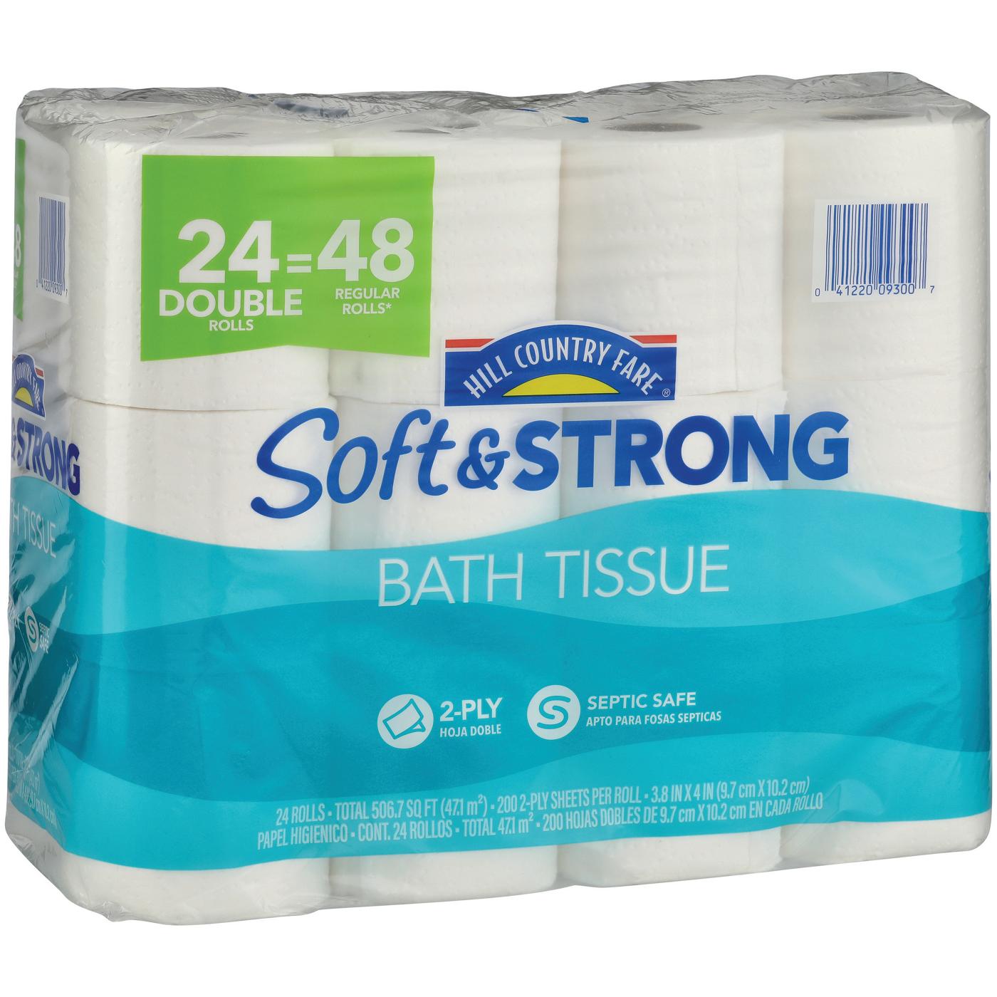 Hill Country Fare Soft & Strong Toilet Paper; image 2 of 2