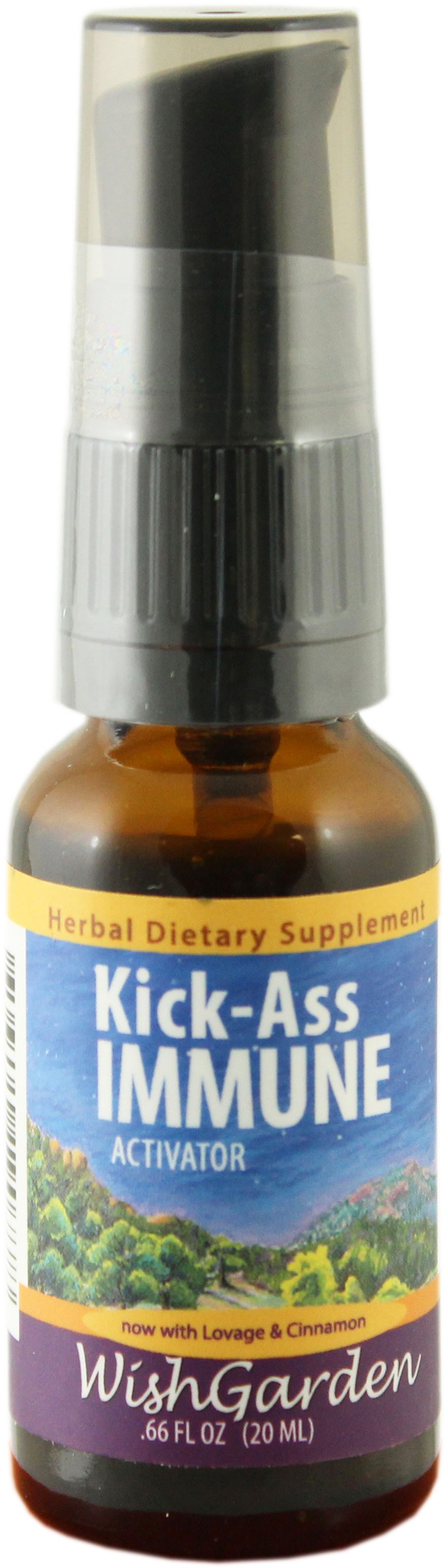 Wishgarden Herbs Kick Ass Immune Pocket Pump - Shop Herbs & Homeopathy ...