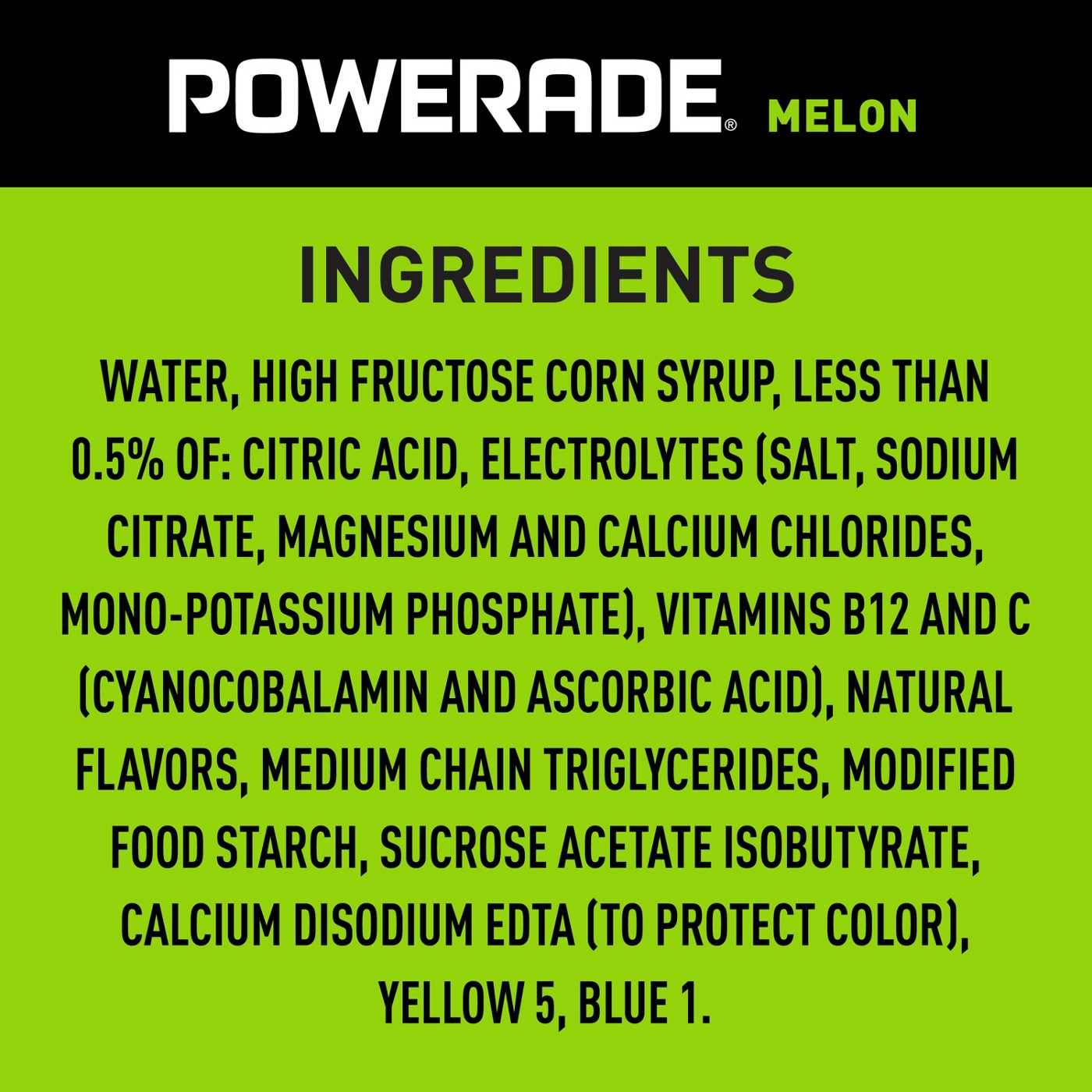 Powerade Melon Sports Drink; image 3 of 7