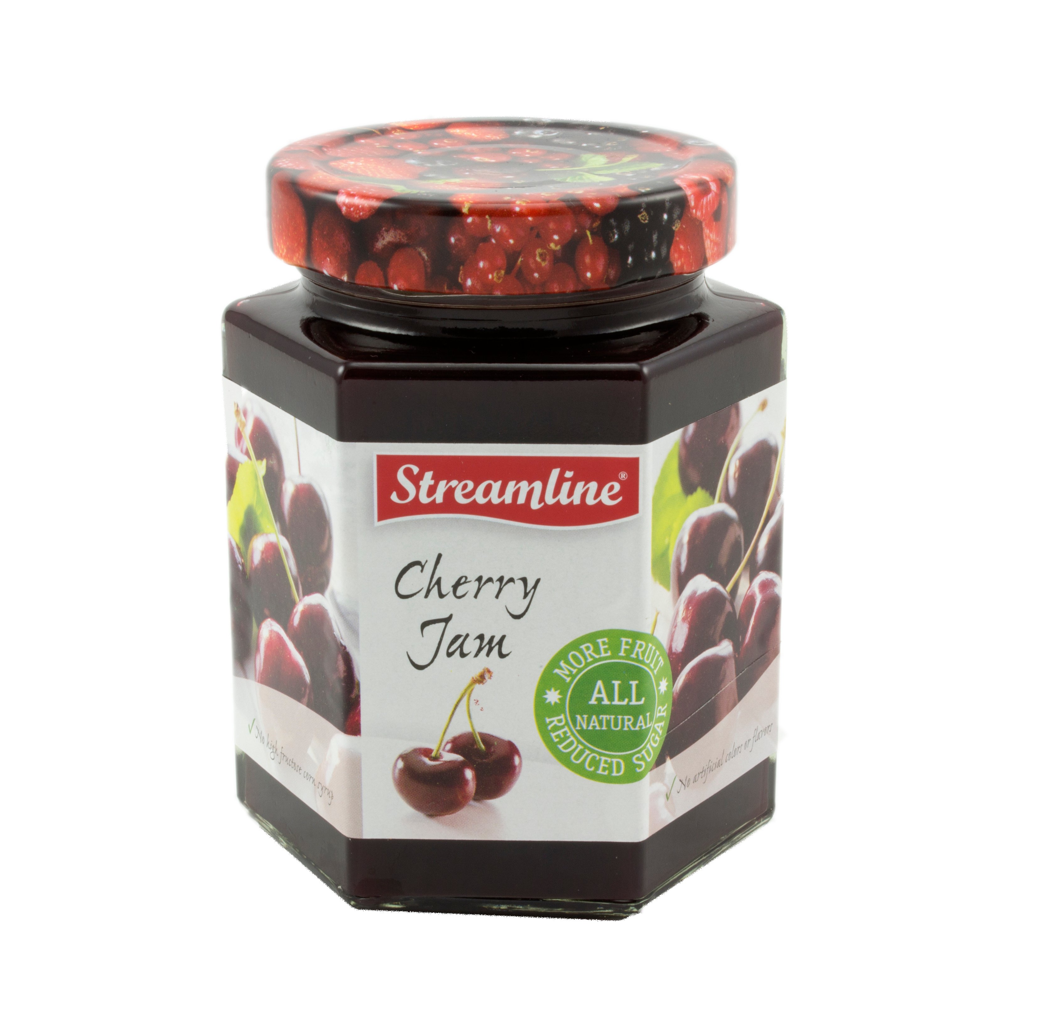 StreamLine Reduced Sugar All Natural Cherry Jam Shop Jelly & Jam at HEB