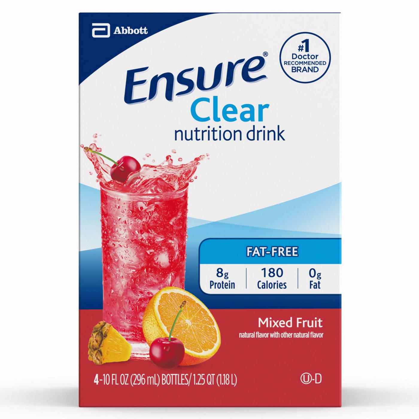 Ensure Pre-Surgery, Clear Carbohydrate Drink, Strawberry, 10 Fl Oz