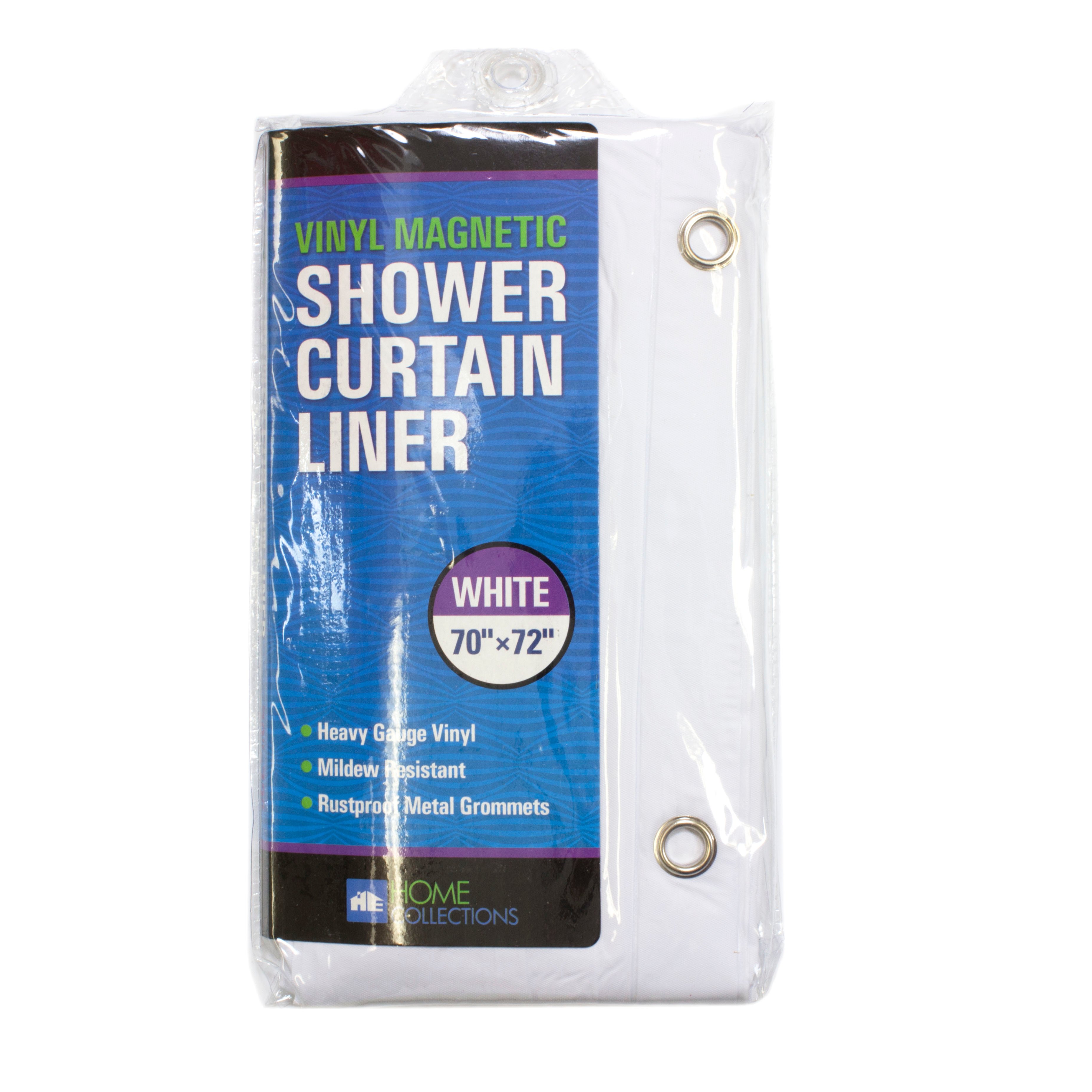 Home Collections Vinyl Shower Curtain Liner, White Shop