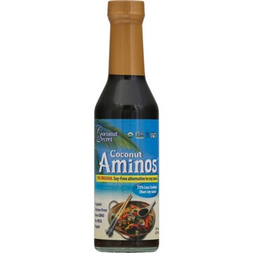 Coconut Secret Soy Free Gluten Free Coconut Aminos Soy Sauce Alternative, 8 oz