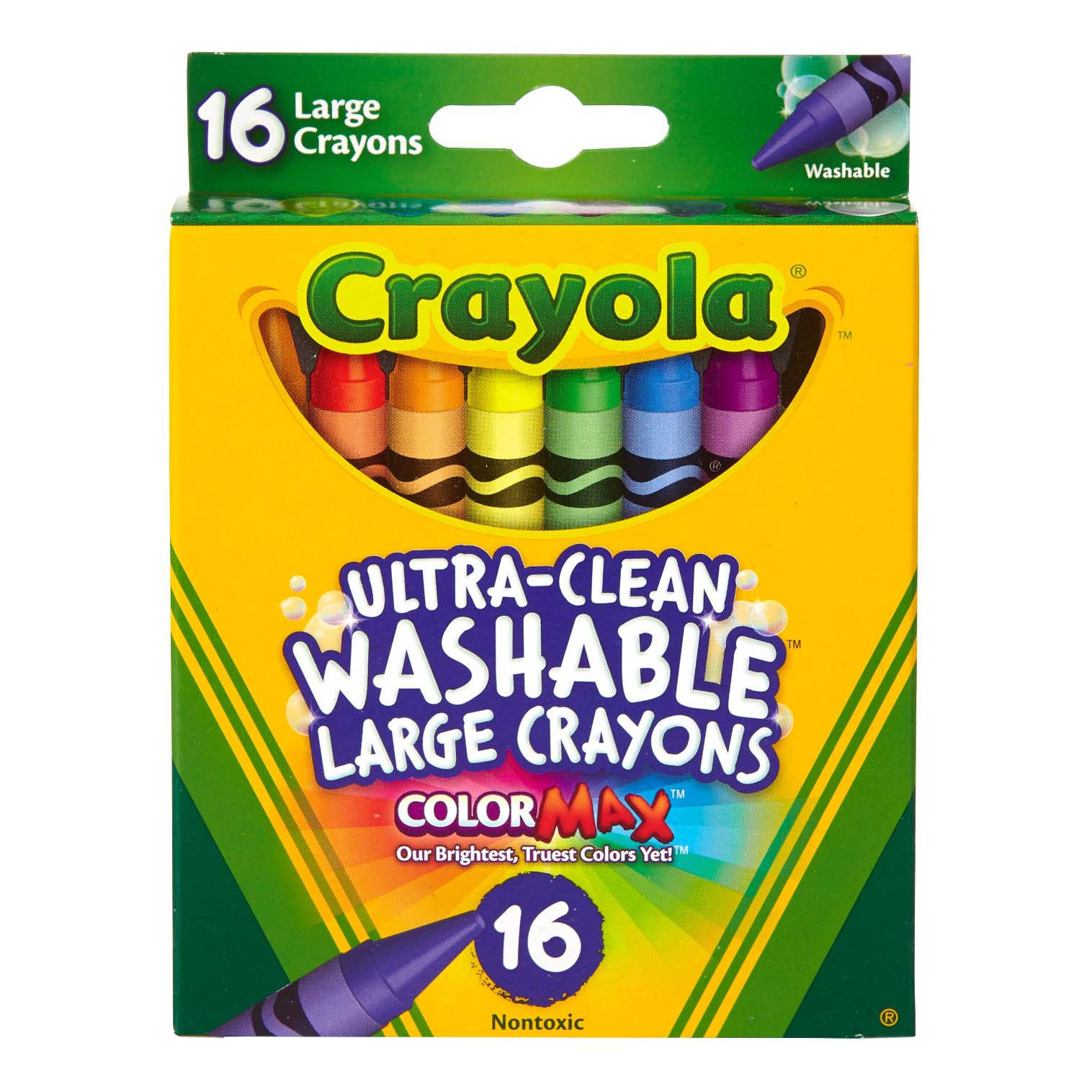 Crayola Ultra Clean Washable Color Max Large Crayons - Shop Crayons at ...