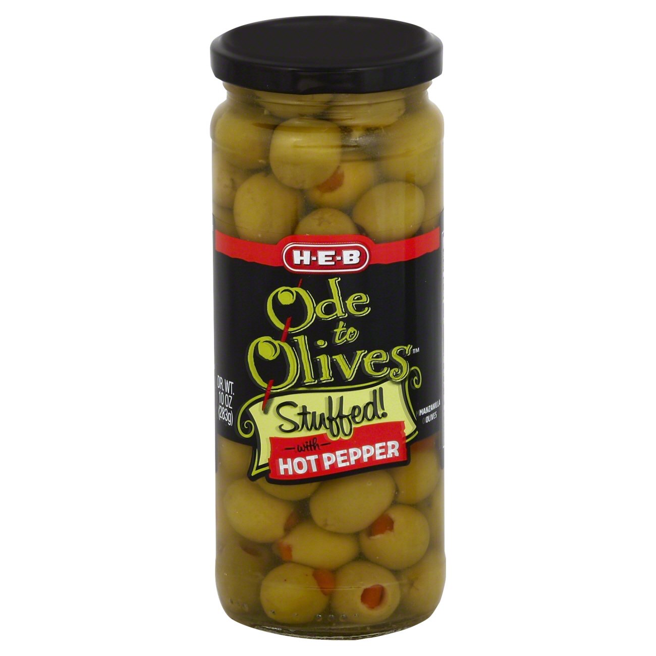 HEB Ode to Olives Stuffed! with Hot Pepper Green Olives Shop