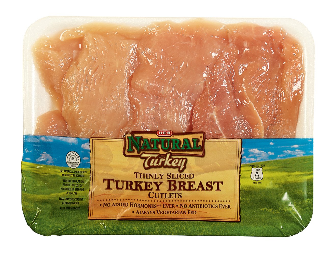 HEB Natural Turkey Breast Cutlet Shop Turkey at HEB