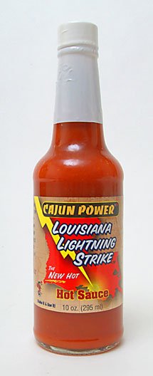 Cajun Power Lightning Hot Sauce 10oz 036921561580