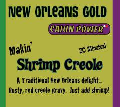 Cajun Power Makin' Shrimp Creole