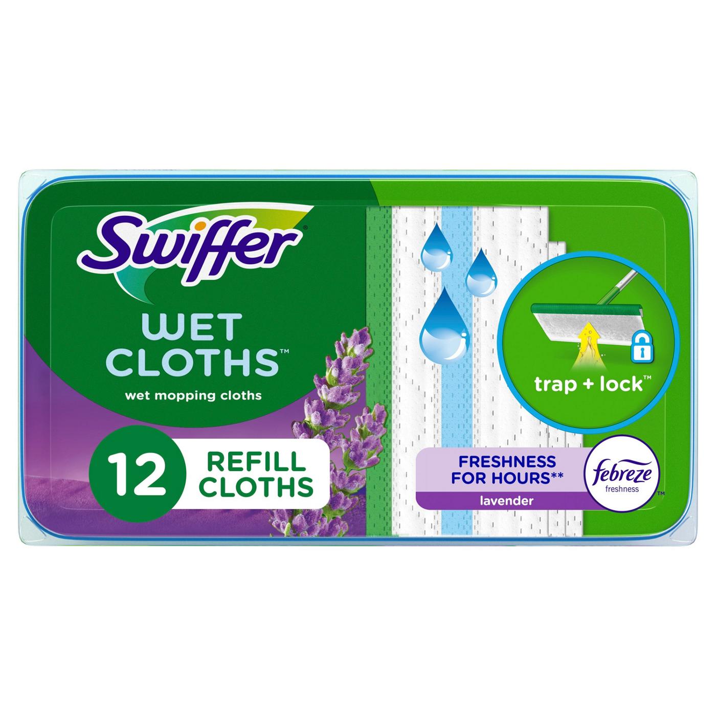 Swiffer Sweeper Lavender & Vanilla Wet Mopping Cloths; image 1 of 10