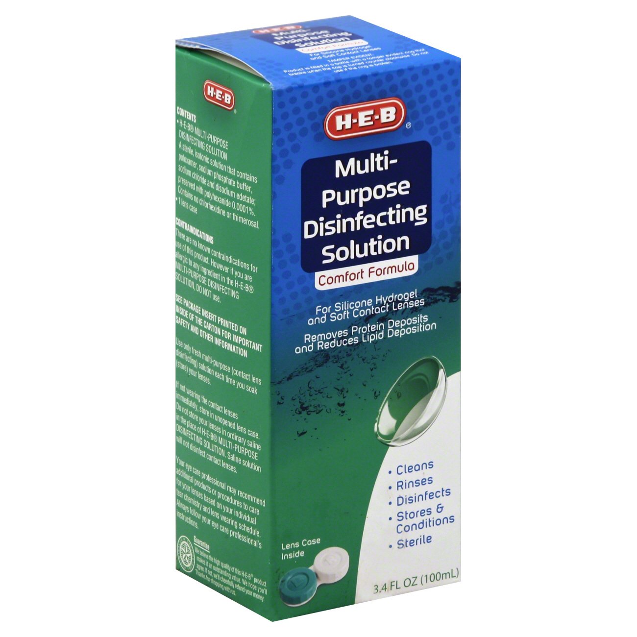 HEB MultiPurpose Solution with Lens Case Shop Contact Lens