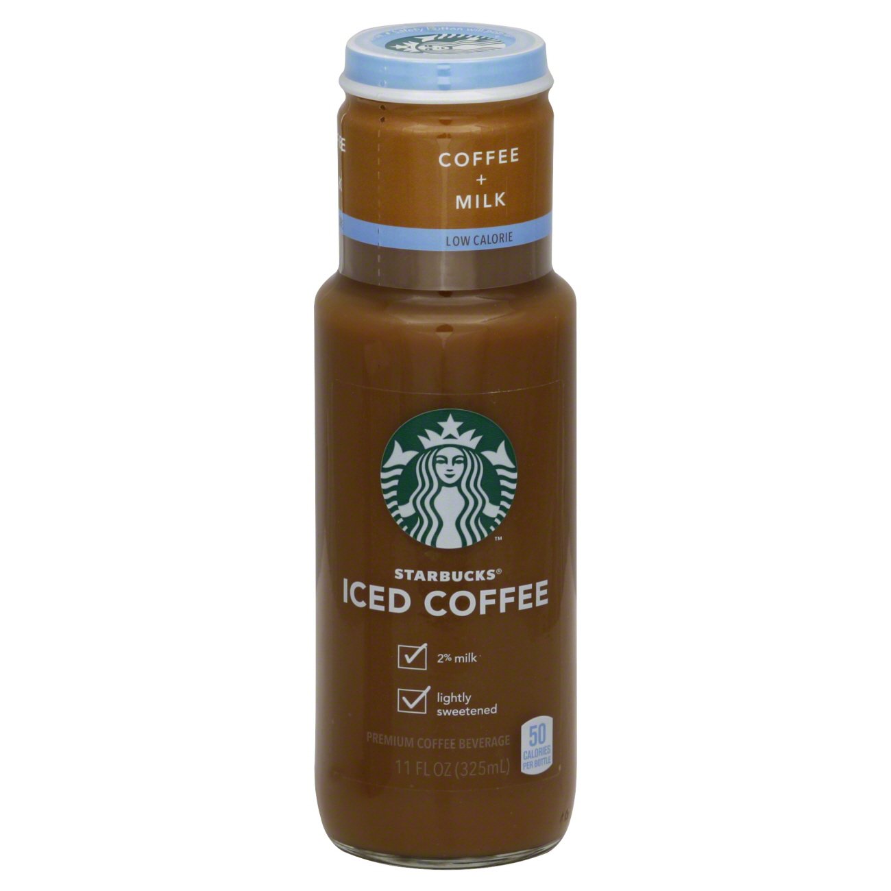 Starbucks Coffee + 2% Milk Low Calorie Iced Coffee - Shop ...