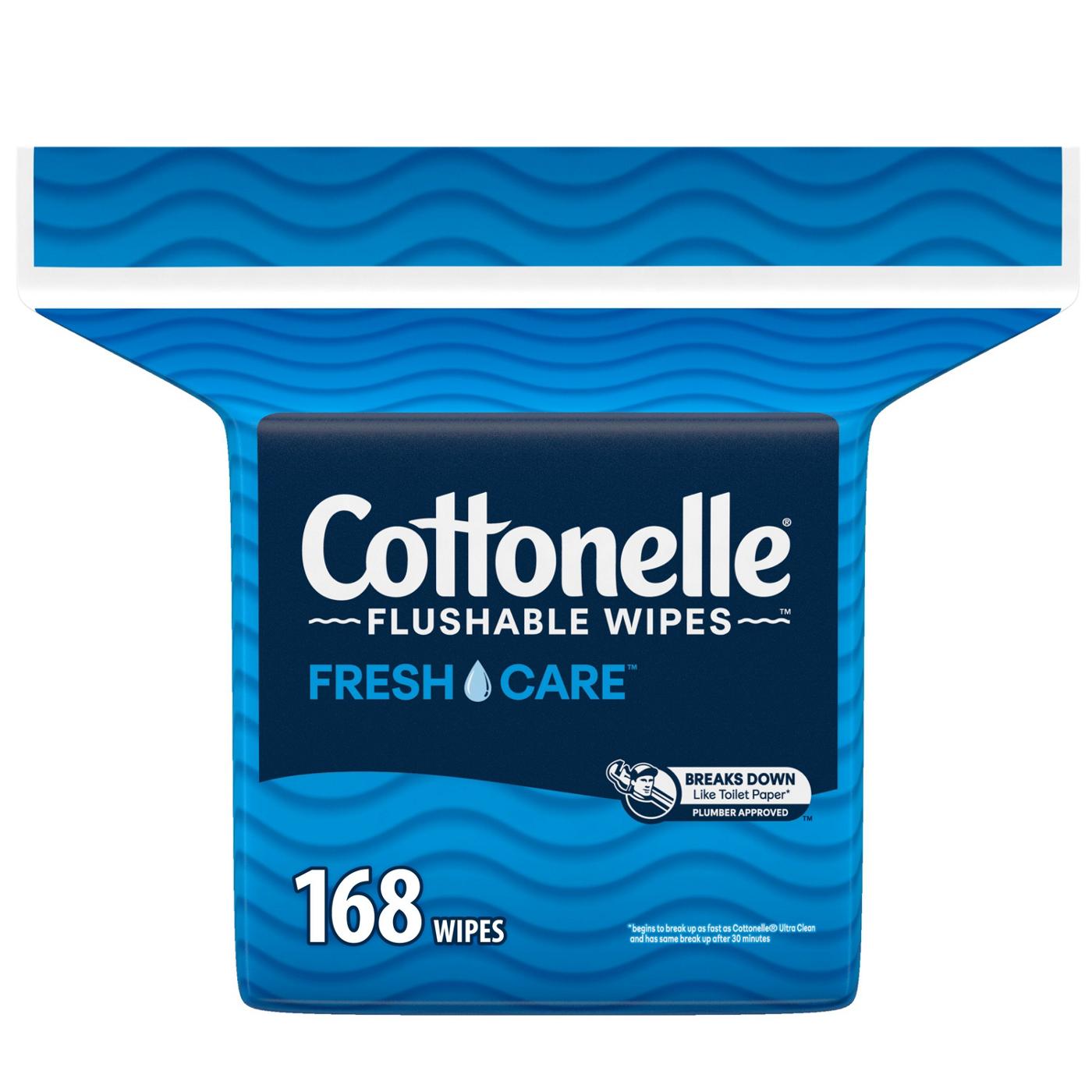 Cottonelle Flushable Wet Wipes Refill Pack; image 1 of 6