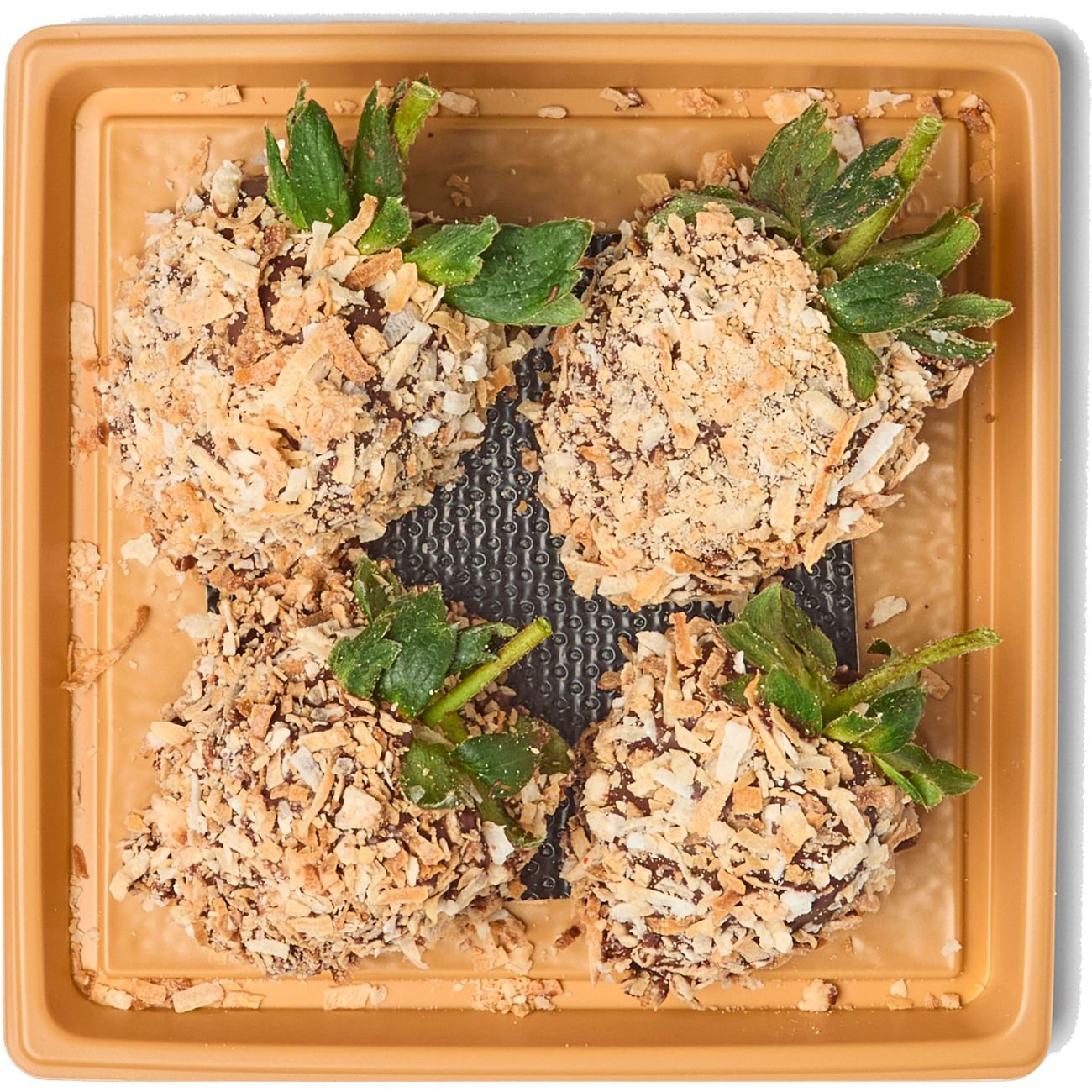 HEB Bakery Gourmet ChocolateDipped Strawberries Toasted Coconut