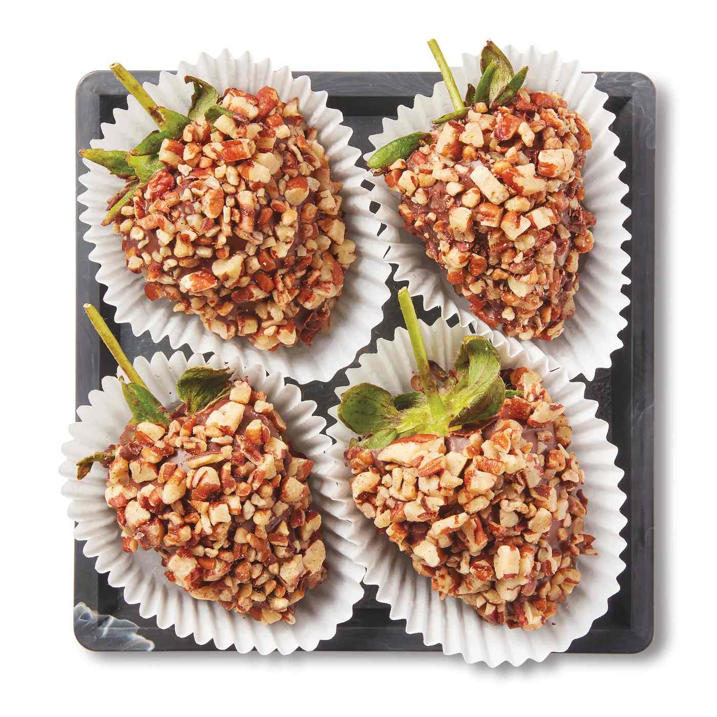 H-E-B Bakery Gourmet Chocolate-Dipped Strawberries - Pecans; image 1 of 2
