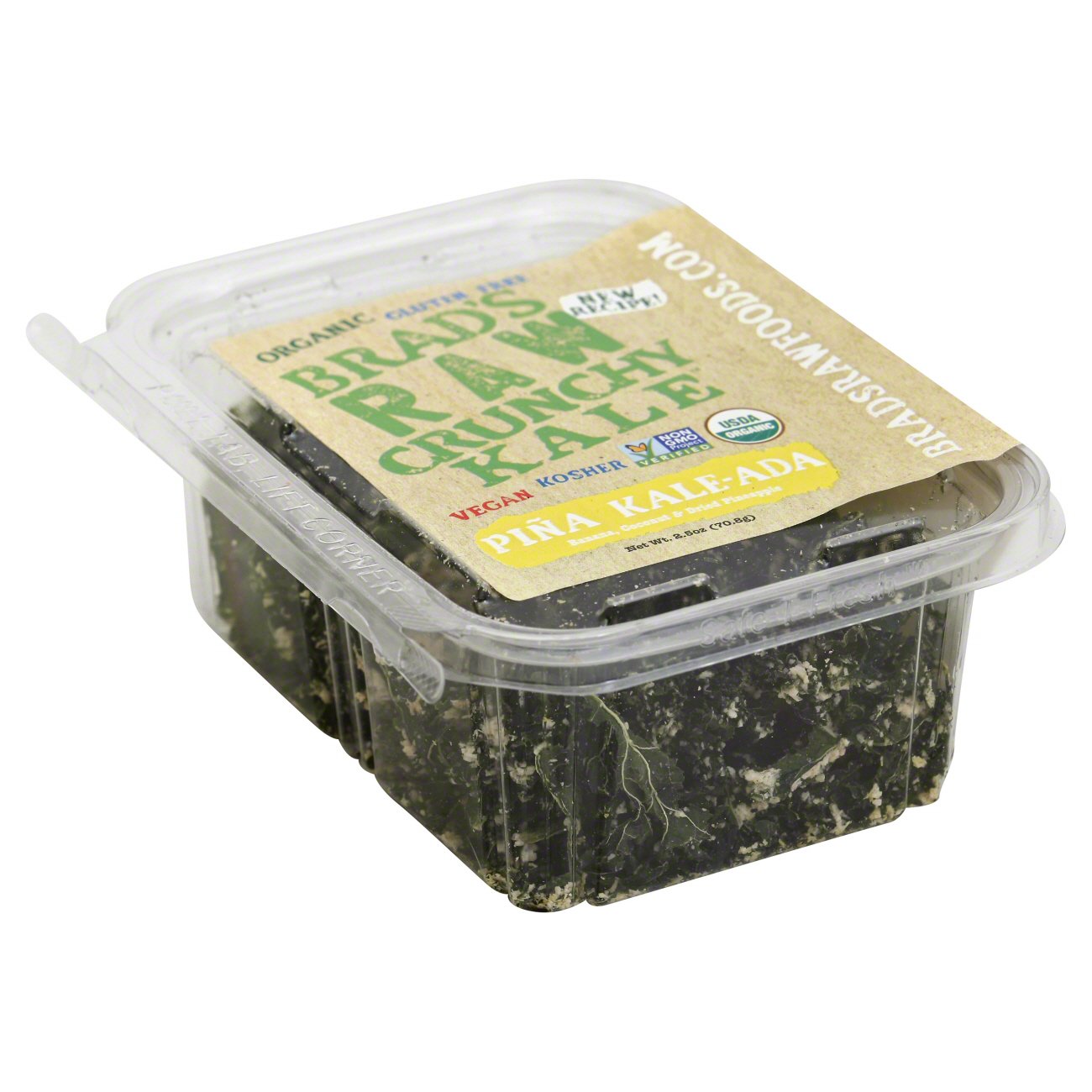 Brad's Raw Raw Leafy Kale Pina Kale Ada Shop Chips at HEB