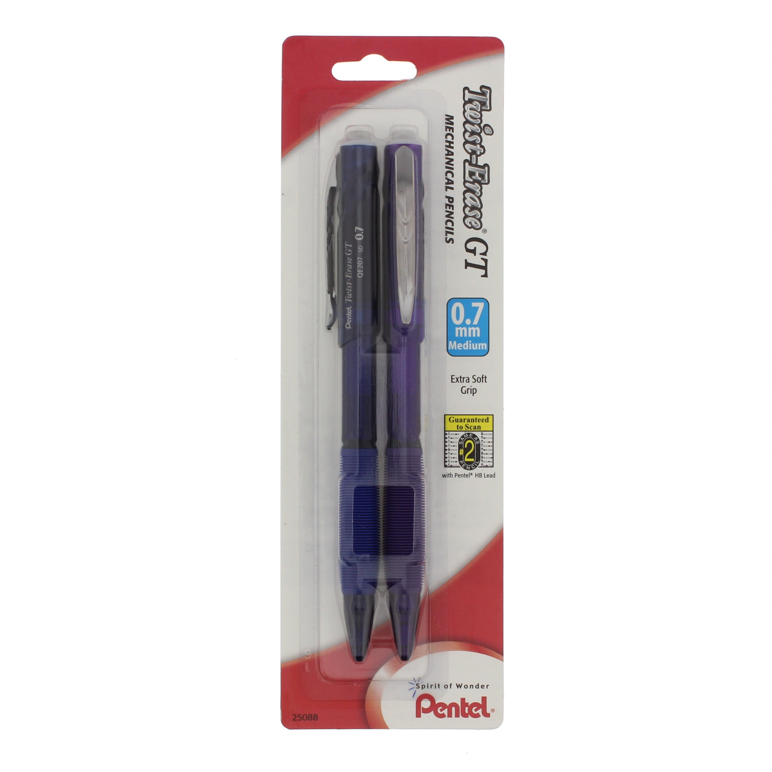 PENPD277TLEBP Pentel .7mm Twist-Erase Click Mechanical Pencil - #2 Lead - View #4