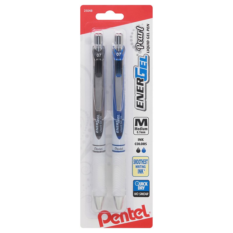 George Bernard Altijd Internationale Pentel EnerGel Pearl Medium Tip Retractable Liquid Gel Pens - Shop School &  Office Supplies at H-E-B