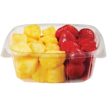 H-E-B Fresh Cut Pineapple & Strawberries - Large, Avg. 1.36 lbs