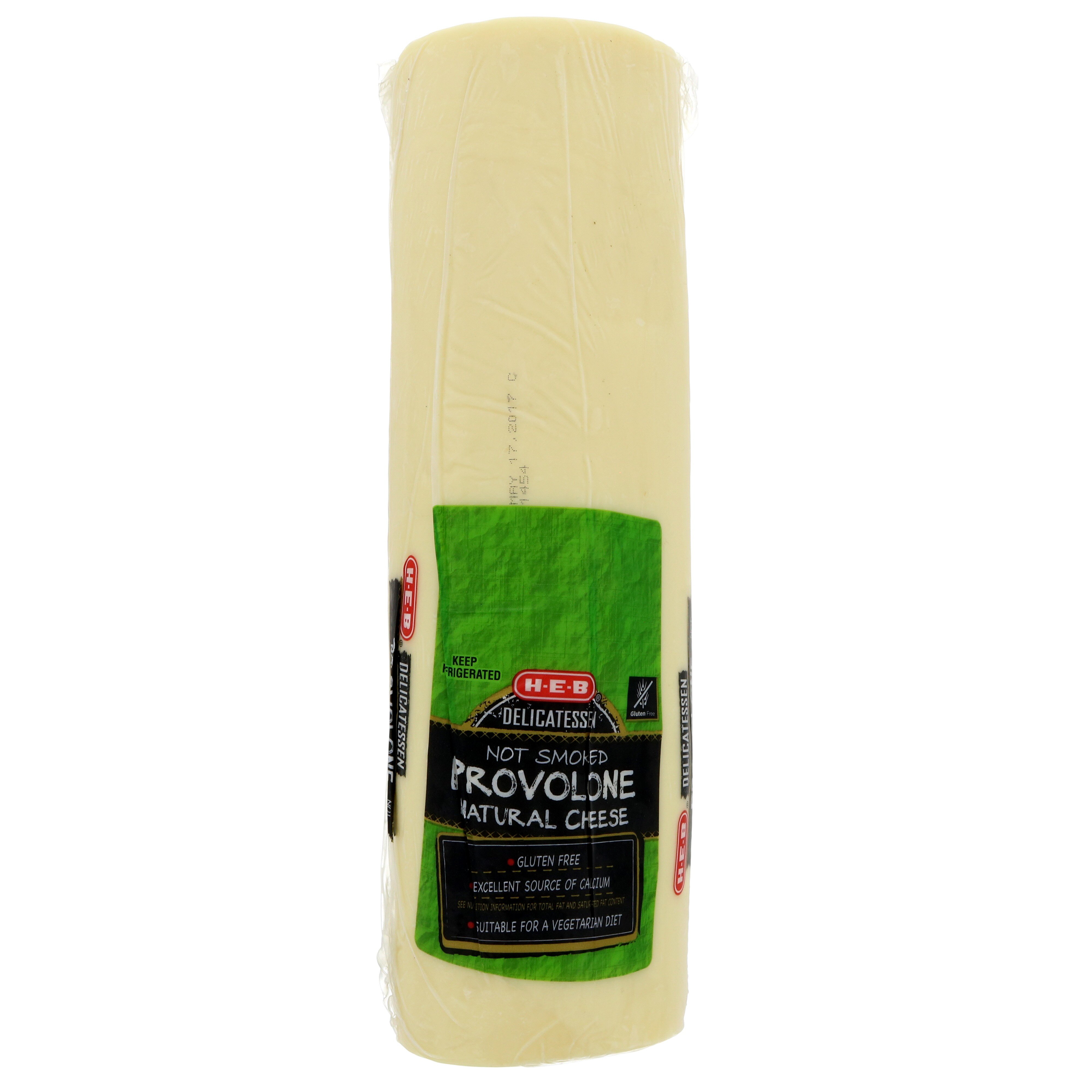 H-E-B Not Smoked Provolone Natural Cheese, lb