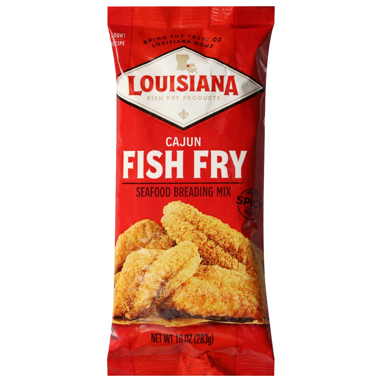 Louisiana Fish Fry Products Crispy Cajun Fish Fry - Shop Breading