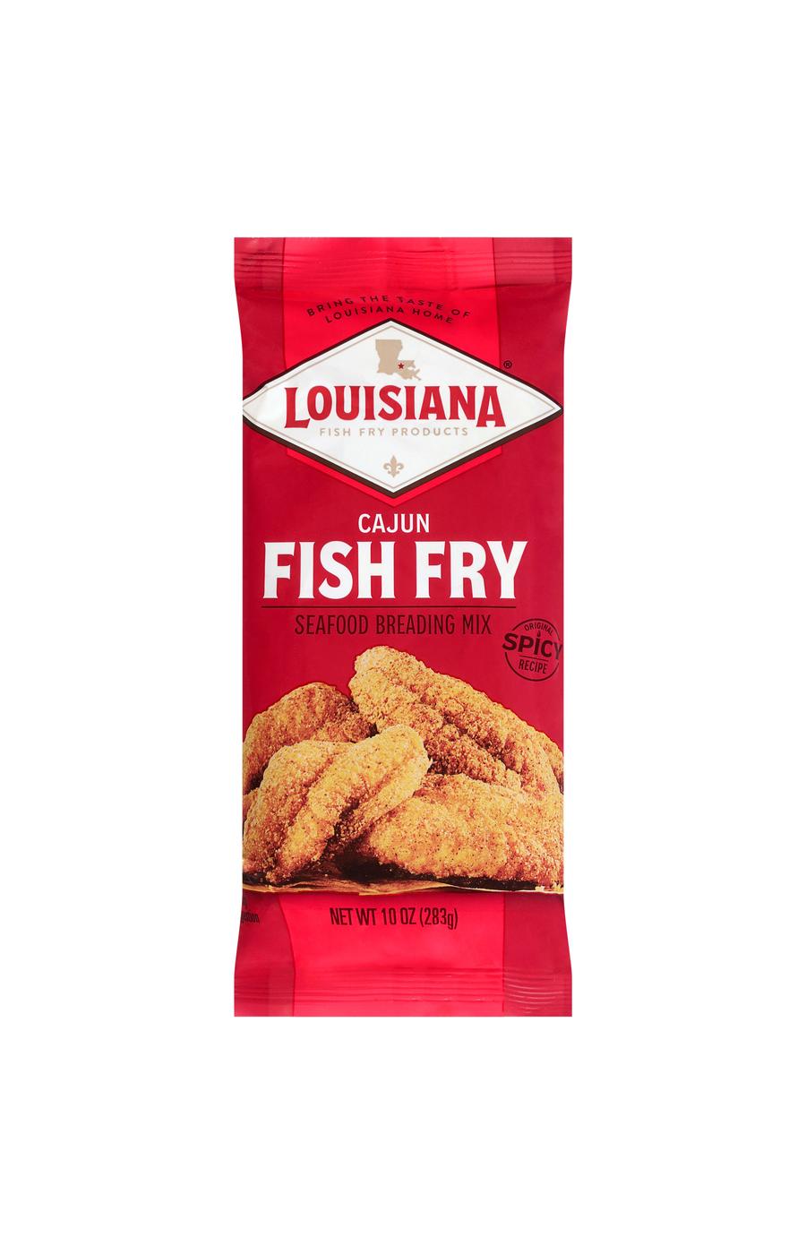 Louisiana Fish Fry Products Crispy Cajun Fish Fry Seasoning Breading Mix; image 1 of 3