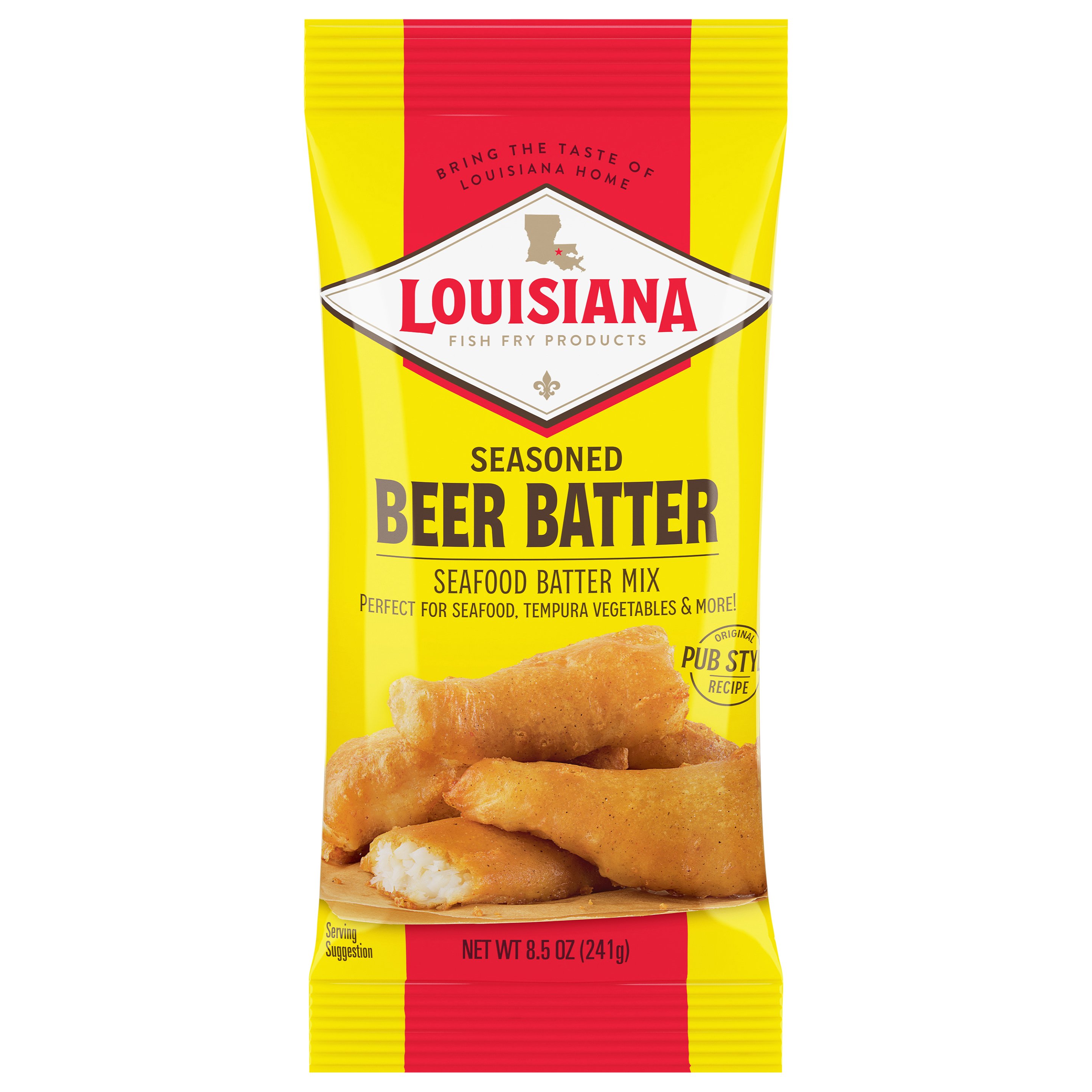 Louisiana Fish Fry: New Orleans Style Seafood Breading Mix With