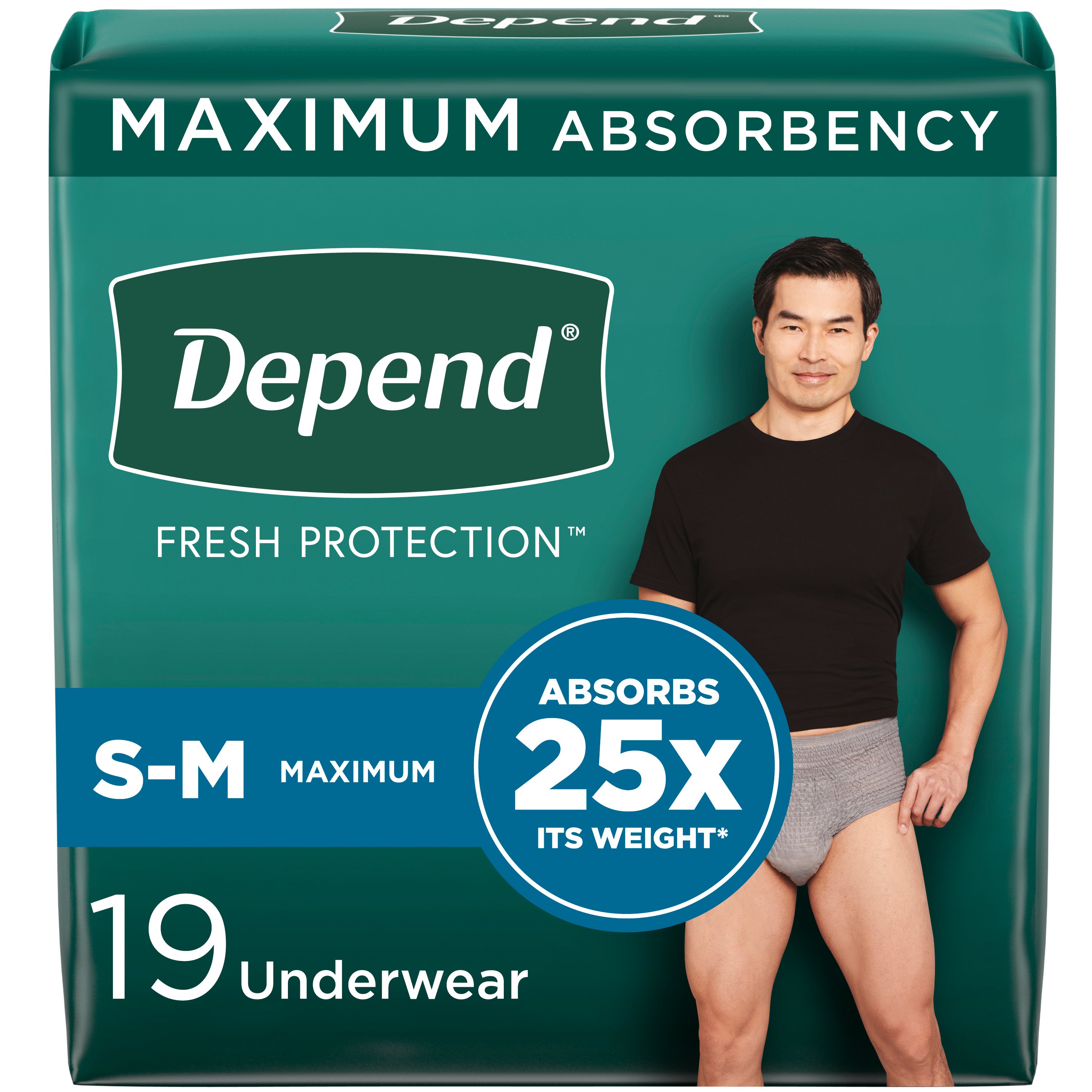 Depend FIT-FLEX Underwear for Men, S/M - Shop Incontinence at H-E-B