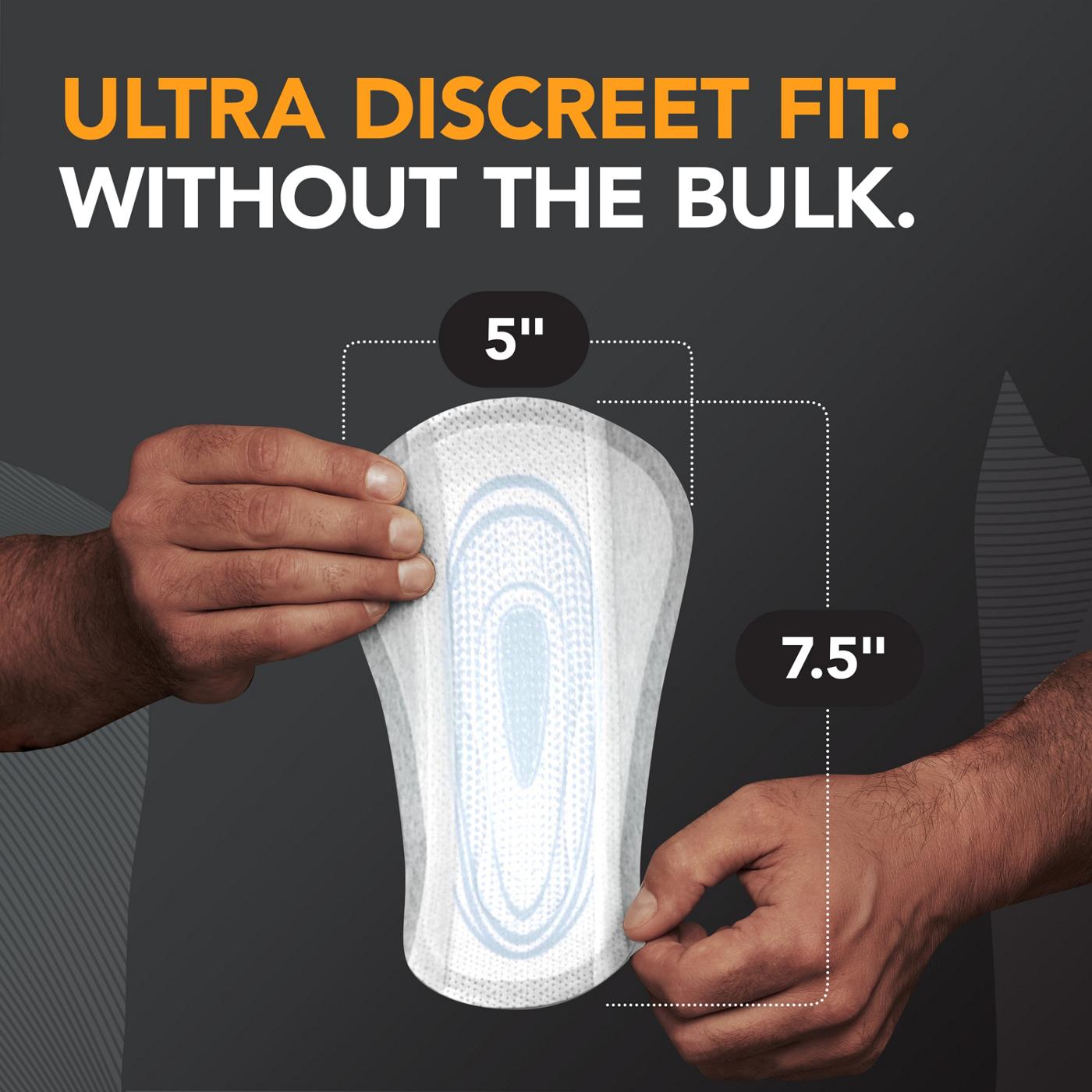 Depend Shields Incontinence Pads for Men - Light; image 3 of 8