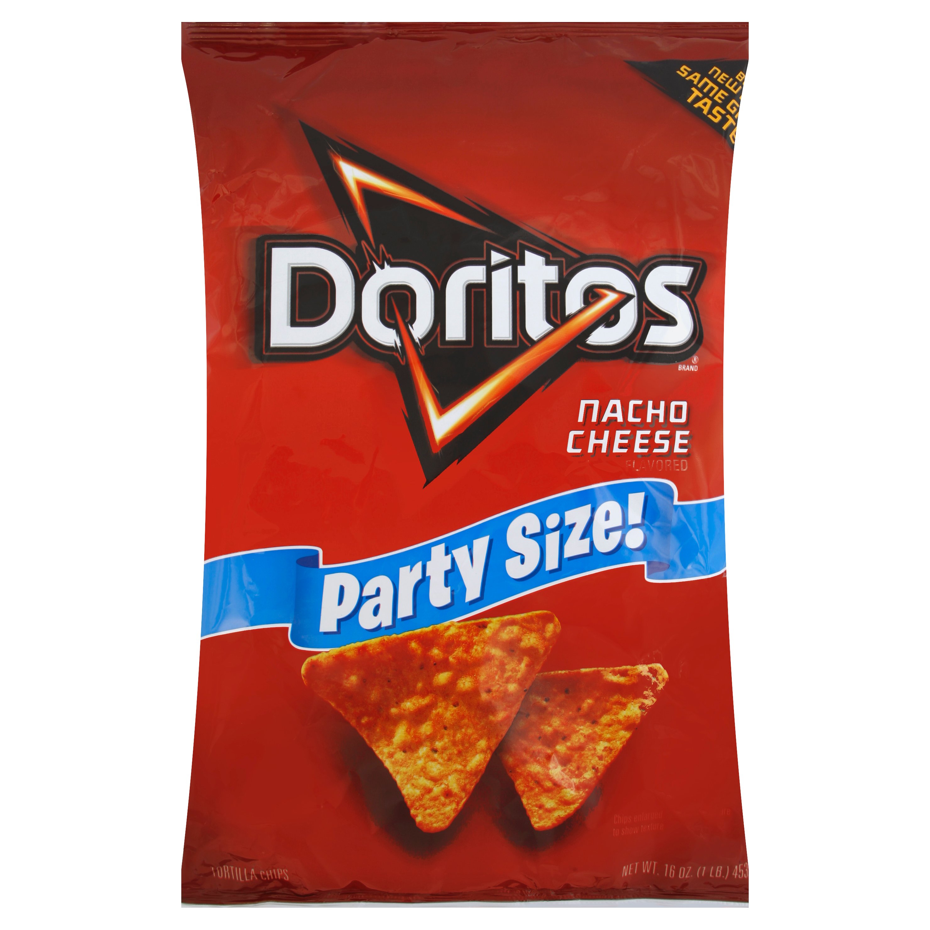 Doritos Nacho Cheese Flavored Tortilla Chips Party Size!