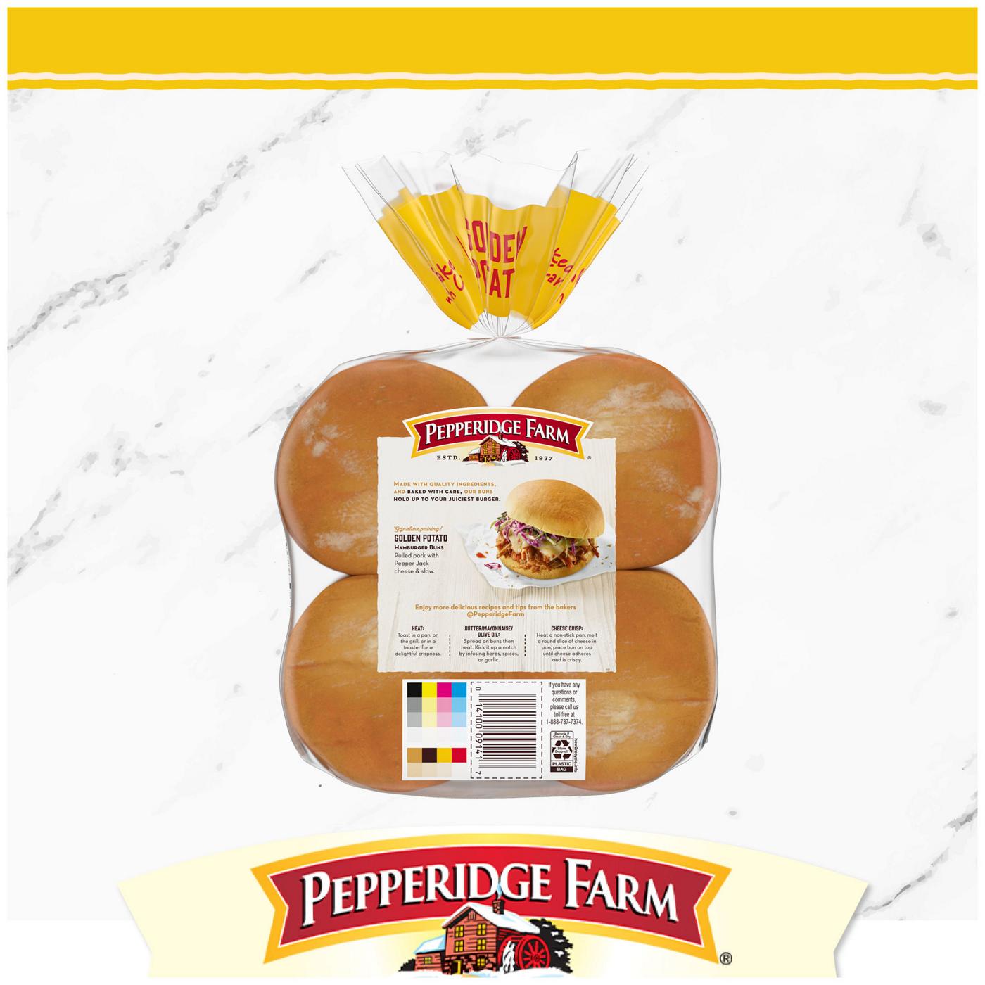 Pepperidge Farm Golden Potato Hamburger Buns; image 3 of 9