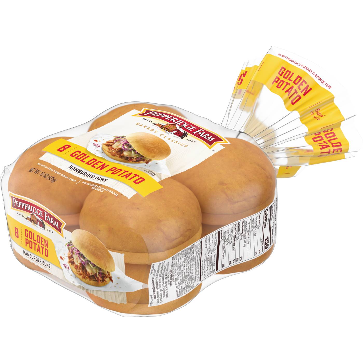 Pepperidge Farm Golden Potato Hamburger Buns; image 4 of 9