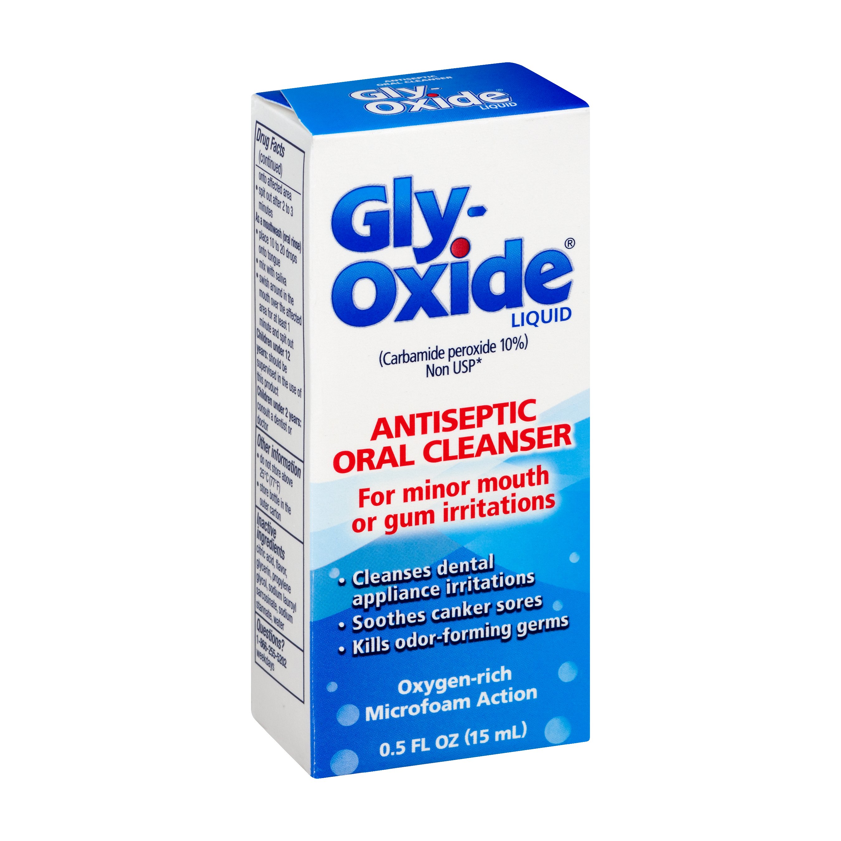 Gly-oxide Liquid Antiseptic Oral Cleanser - Shop Oral Pain Relief at H-E-B