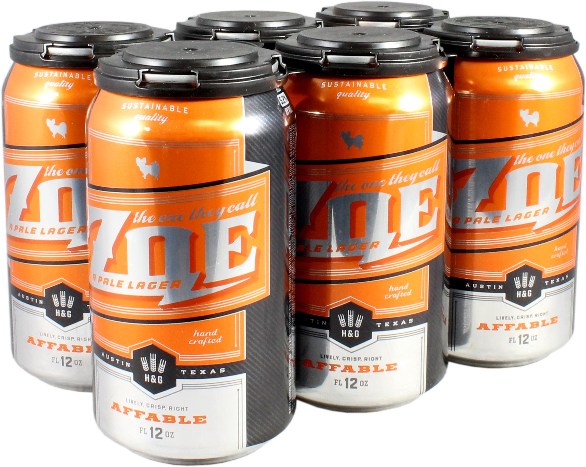 Hops & Grain Zoe Pale Lager Beer 12 oz Cans Shop Beer at HEB