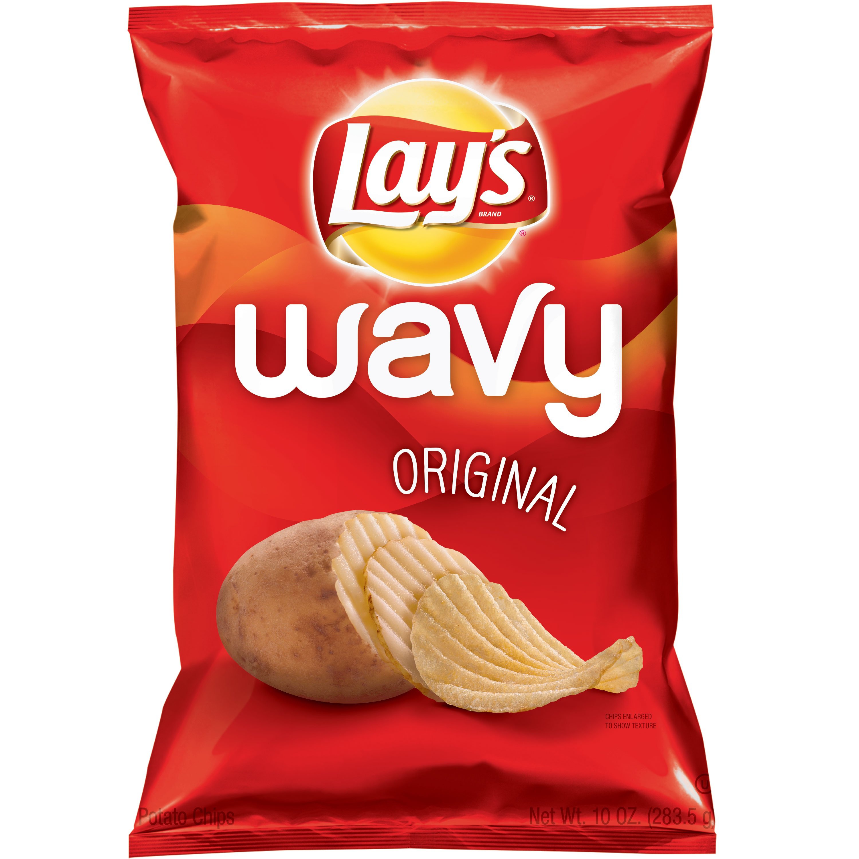 Lay's Wavy Original Potato Chips - Shop Chips at H-E-B