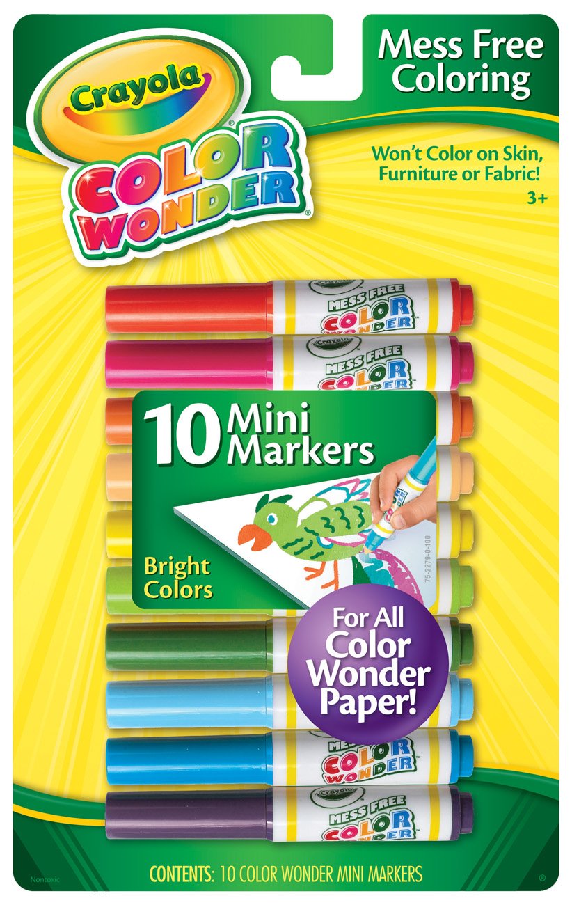 Crayola Color Wonder Mini Markers Bright Colors Shop Markers at HEB