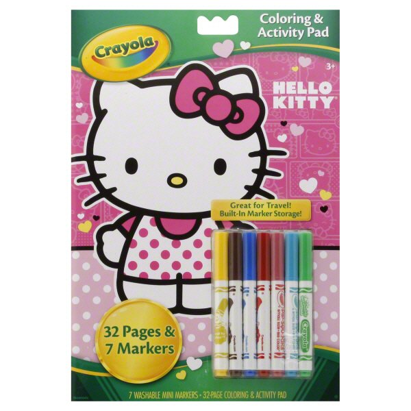 Download Crayola Hello Kitty Coloring Activity Pad Shop Books Coloring At H E B
