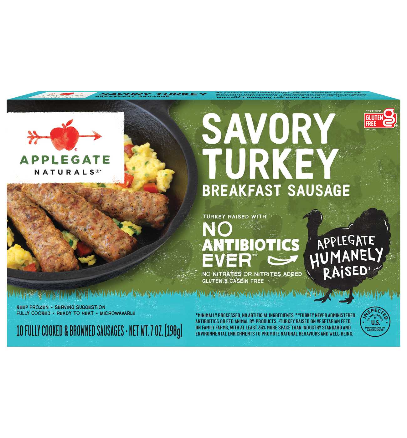 Applegate Naturals Savory Turkey Breakfast Sausage Shop Sausages & hot dogs at HEB
