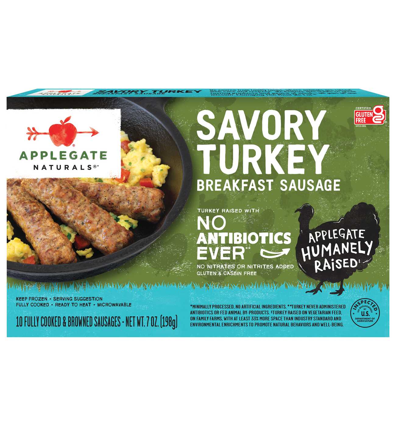 Applegate Naturals Savory Turkey Breakfast Sausage ; image 1 of 2