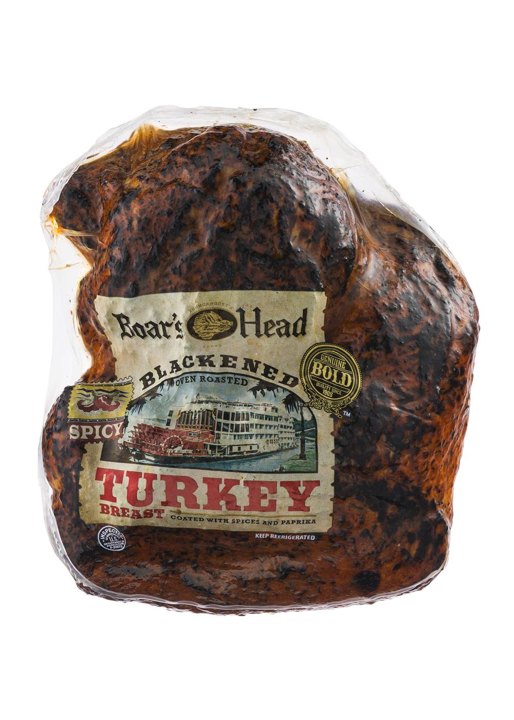 Boar's Head Bold Blackened Oven-Roasted Turkey Breast, Custom Sliced; image 1 of 2