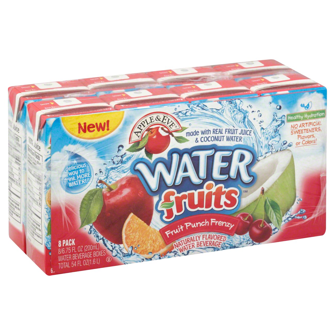 Apple & Eve Water Fruits Fruit Punch Frenzy 6.75 oz Boxes Shop Juice