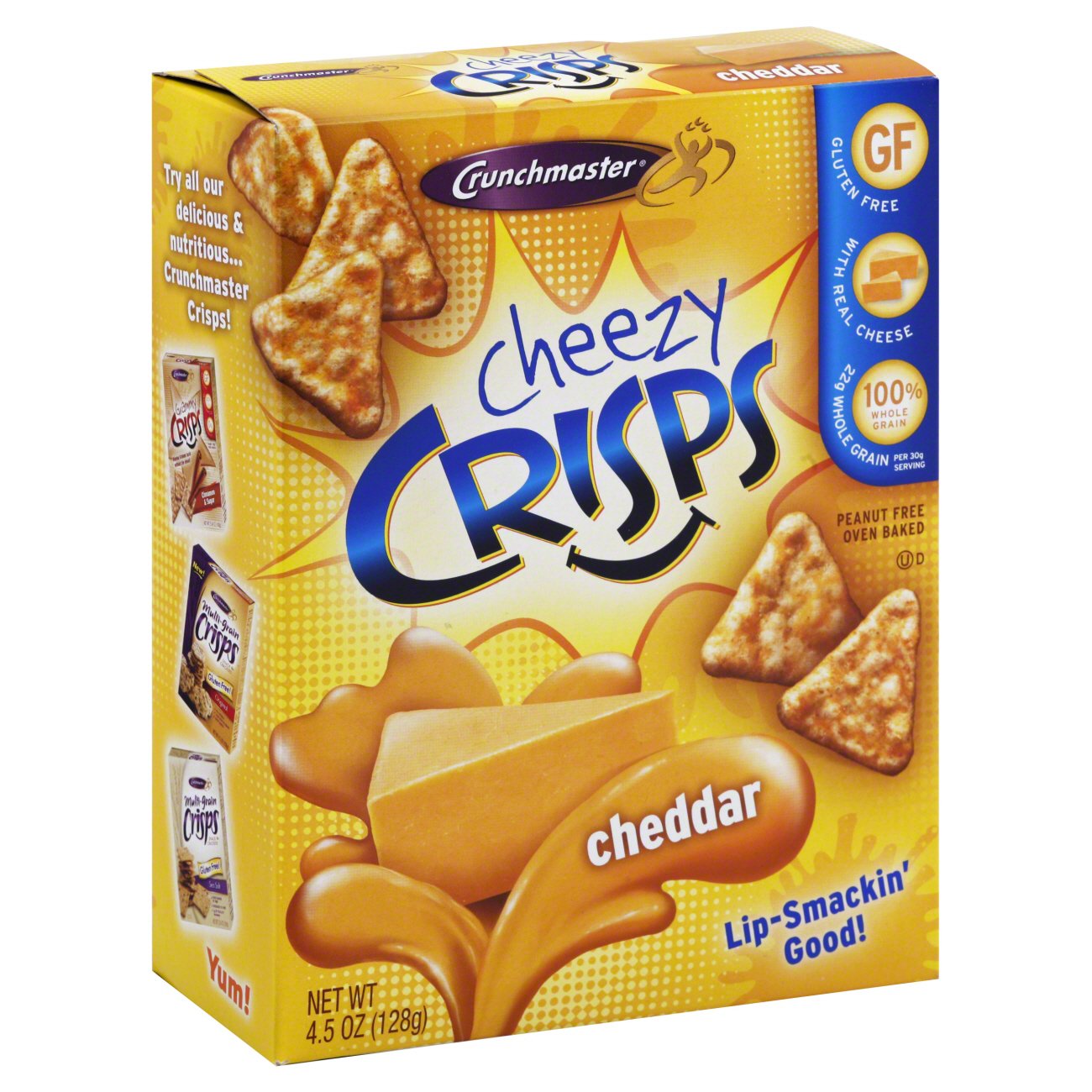 Crunchmaster Cheddar Cheezy Crisps Shop Cheese at HEB