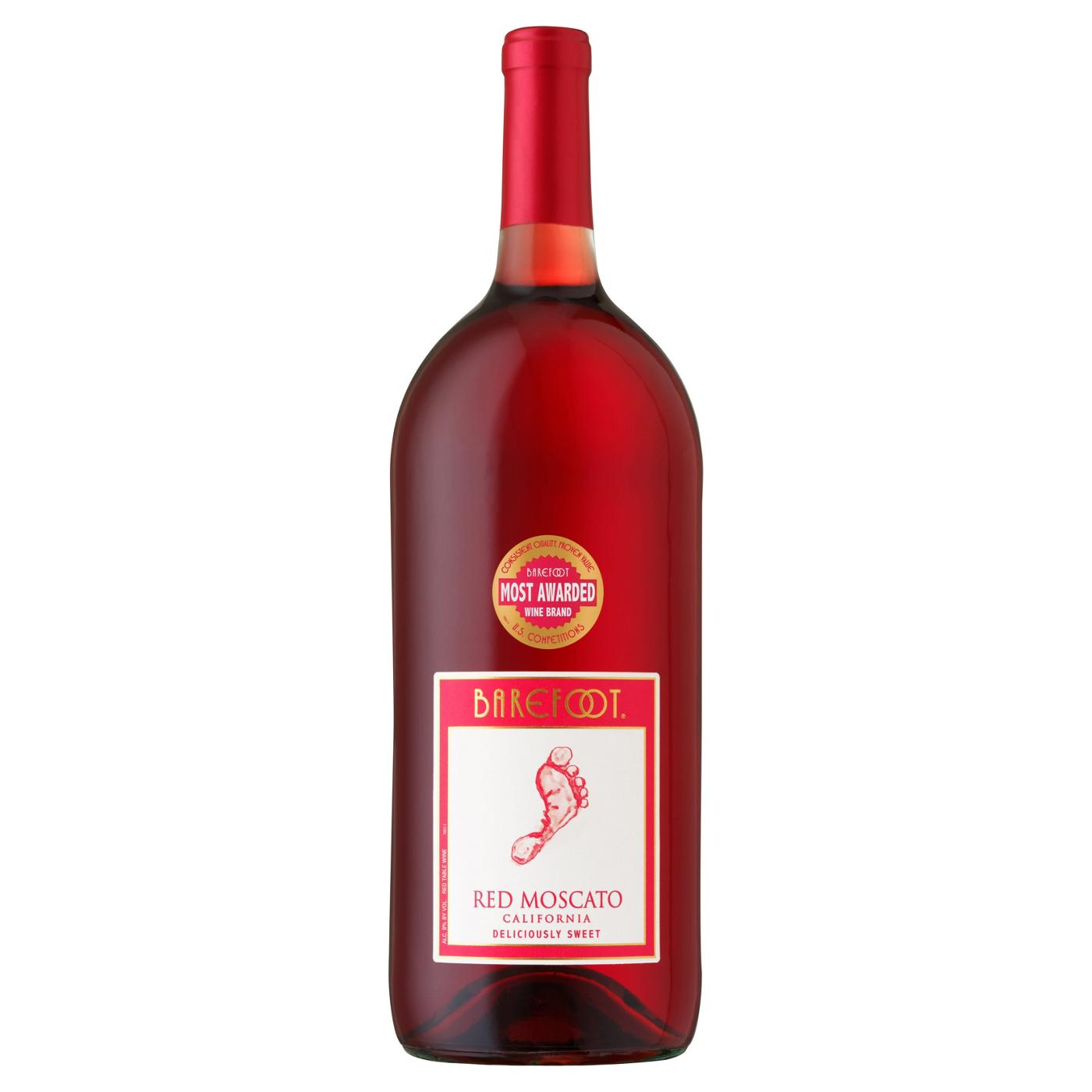 Barefoot Red Moscato Red Wine; image 1 of 6