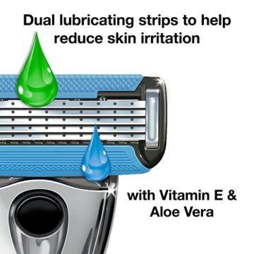 Hill Country Essentials Maxus 5 Blade Razor for Men with 2 Refills, 2 ct