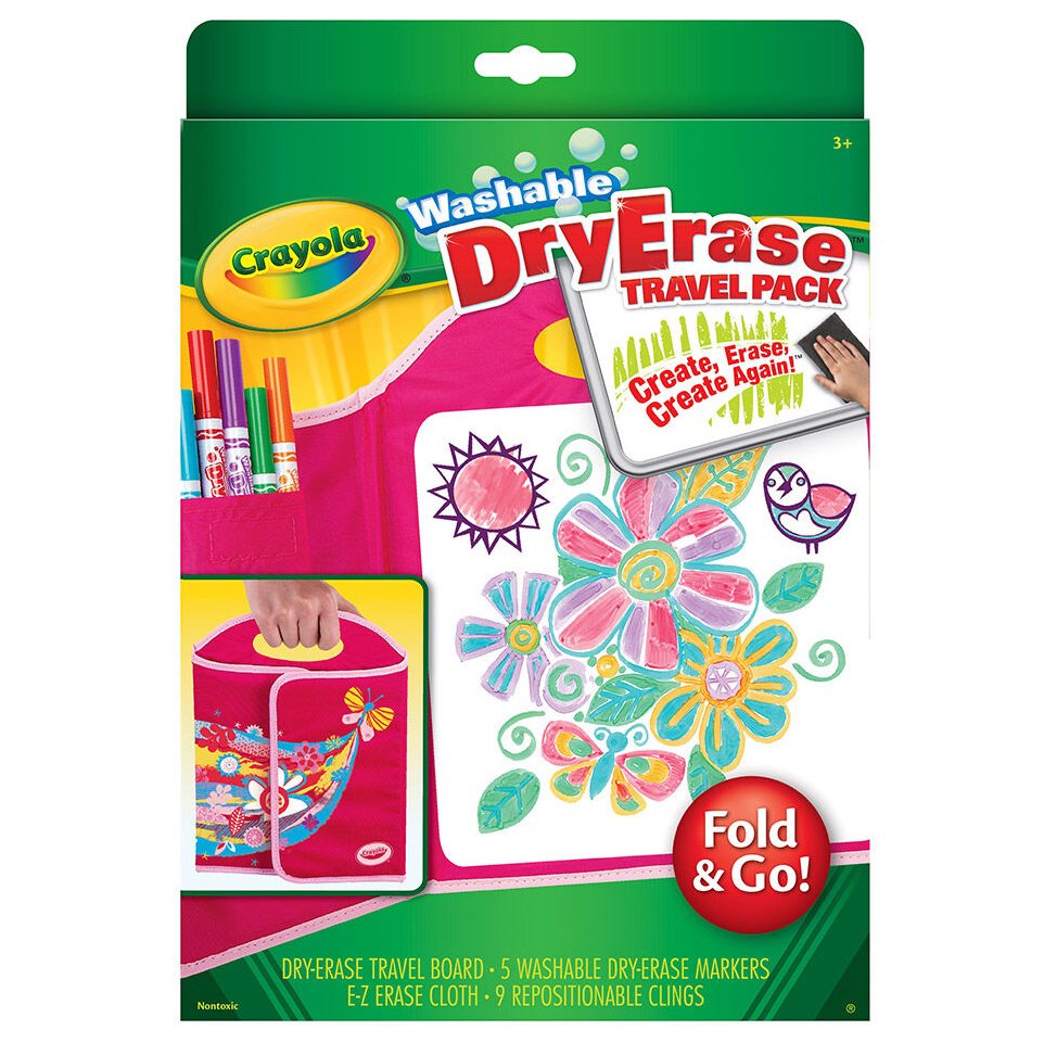 Crayola Dry Erase On-The-Go Set - Shop Bulletin & Dry-Erase Boards at H-E-B