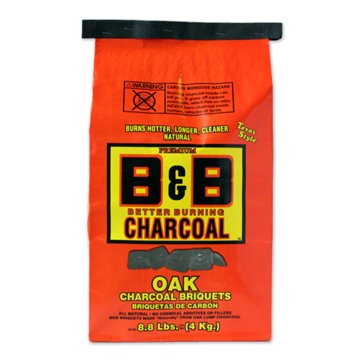 B&B Charcoal Oak Charcoal Briquets, 8.8 lb