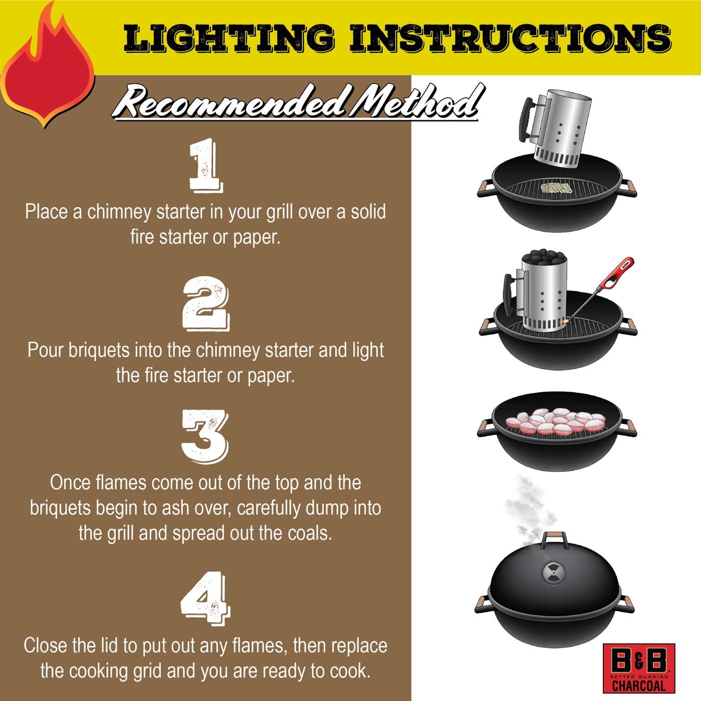 B&B Charcoal Oak Charcoal Briquets; image 4 of 5