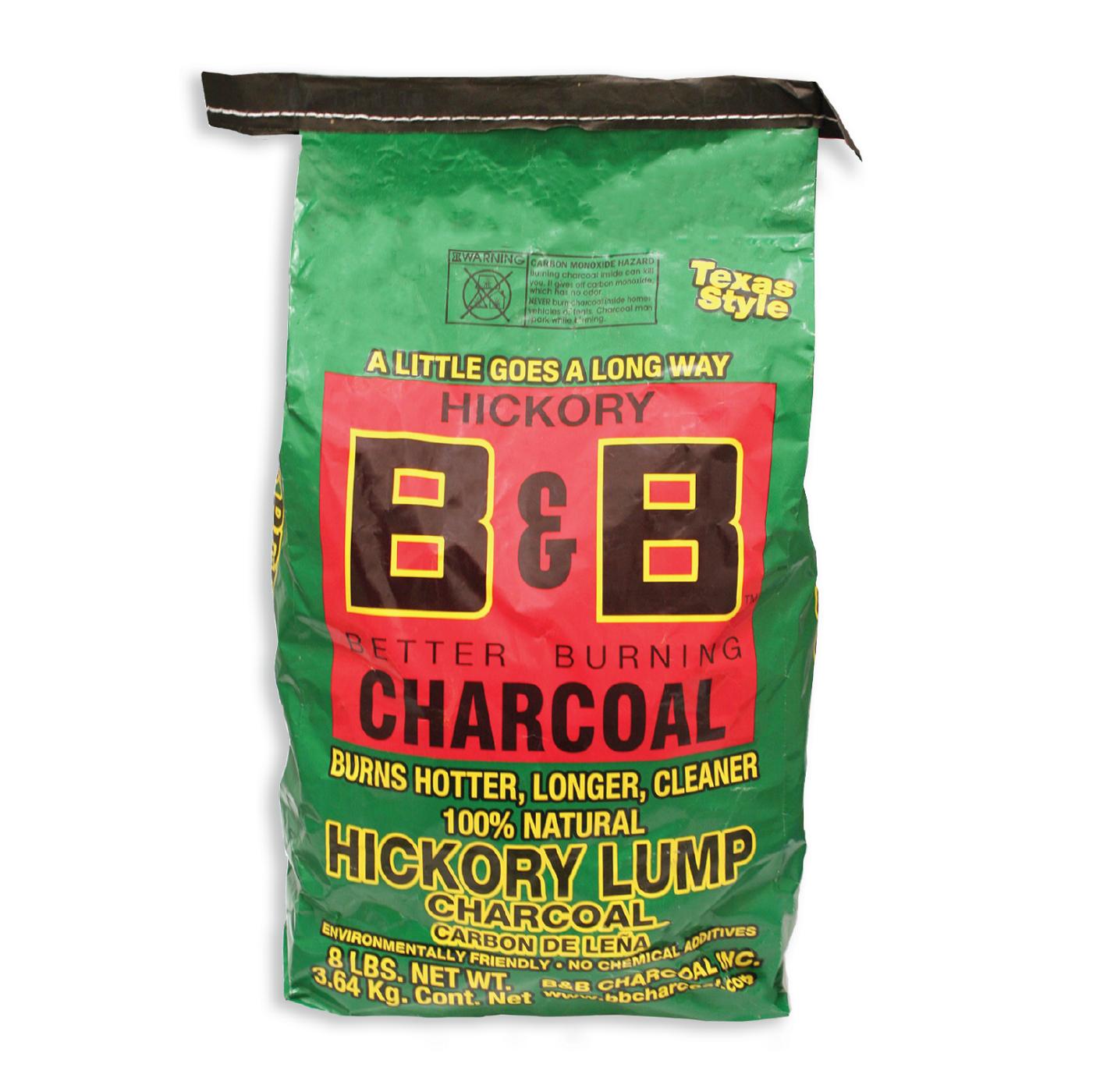 B&B Charcoal 100% Hickory Lump Charcoal; image 1 of 5